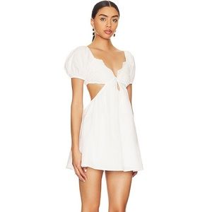 More to come dress revolve white mini dress